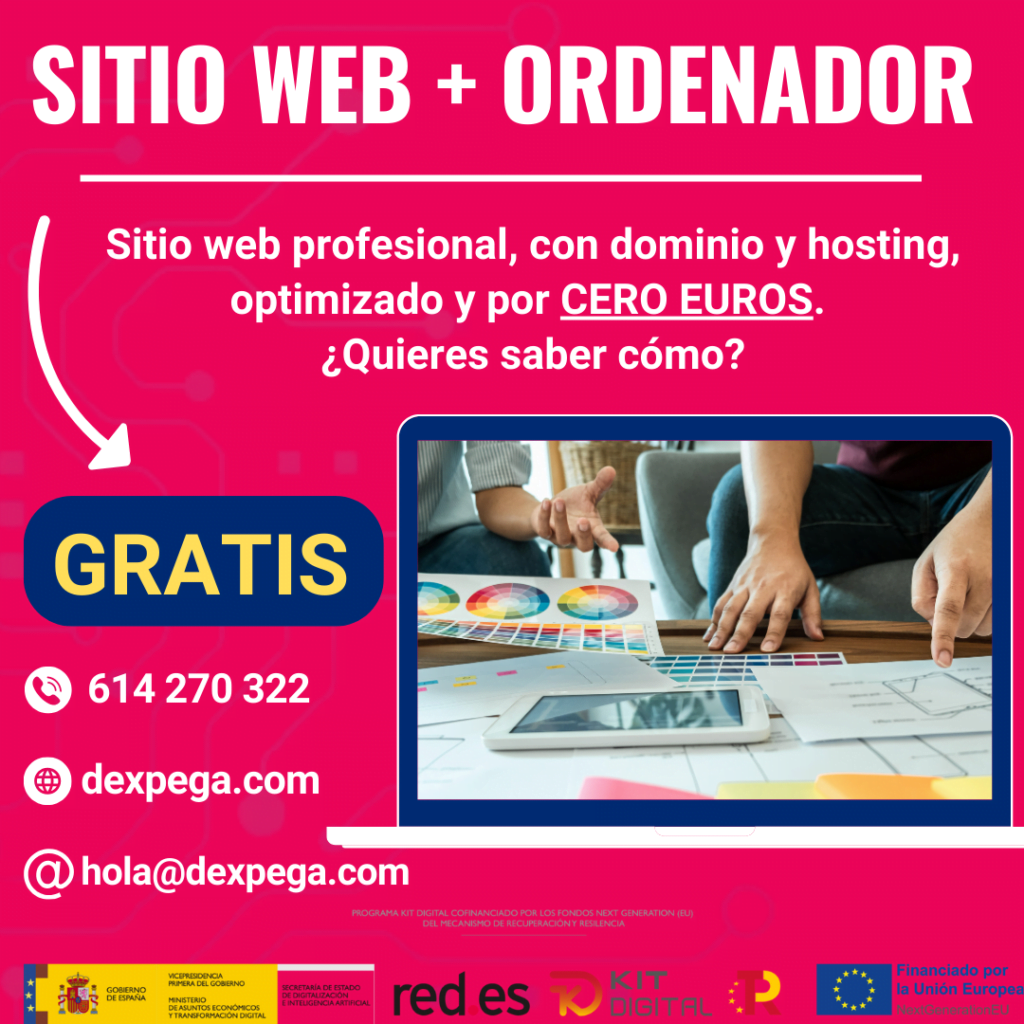 pagina web con ordenador gratis